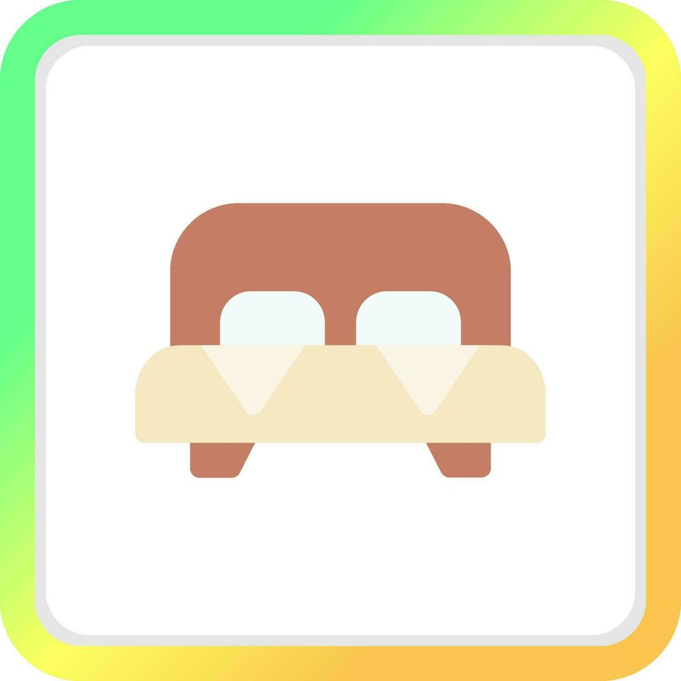 Bed Creative Icon Design vector