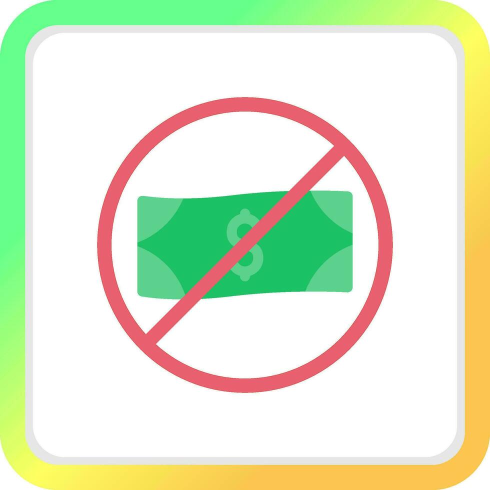 Forbidden Creative Icon Design vector
