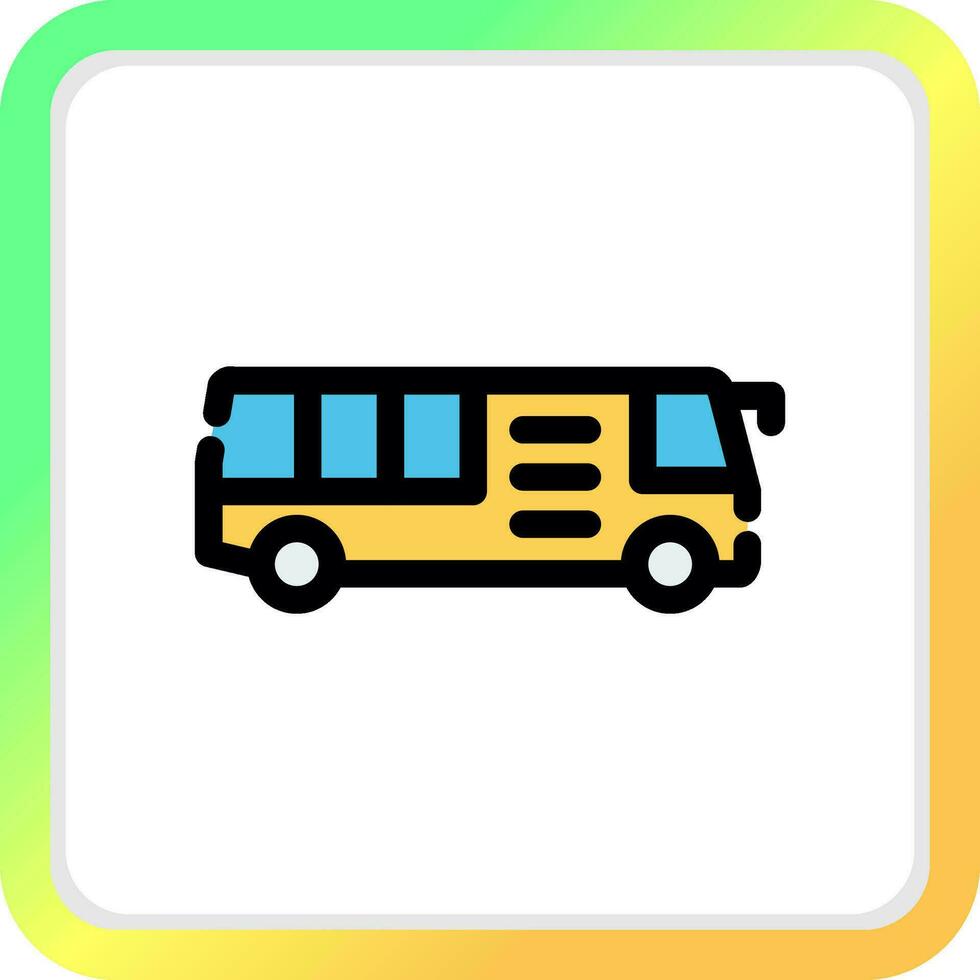 diseño de icono creativo de autobús vector