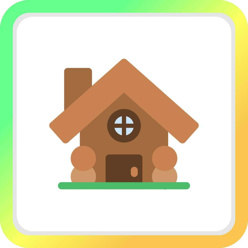 Cabin Creative Icon Design vector