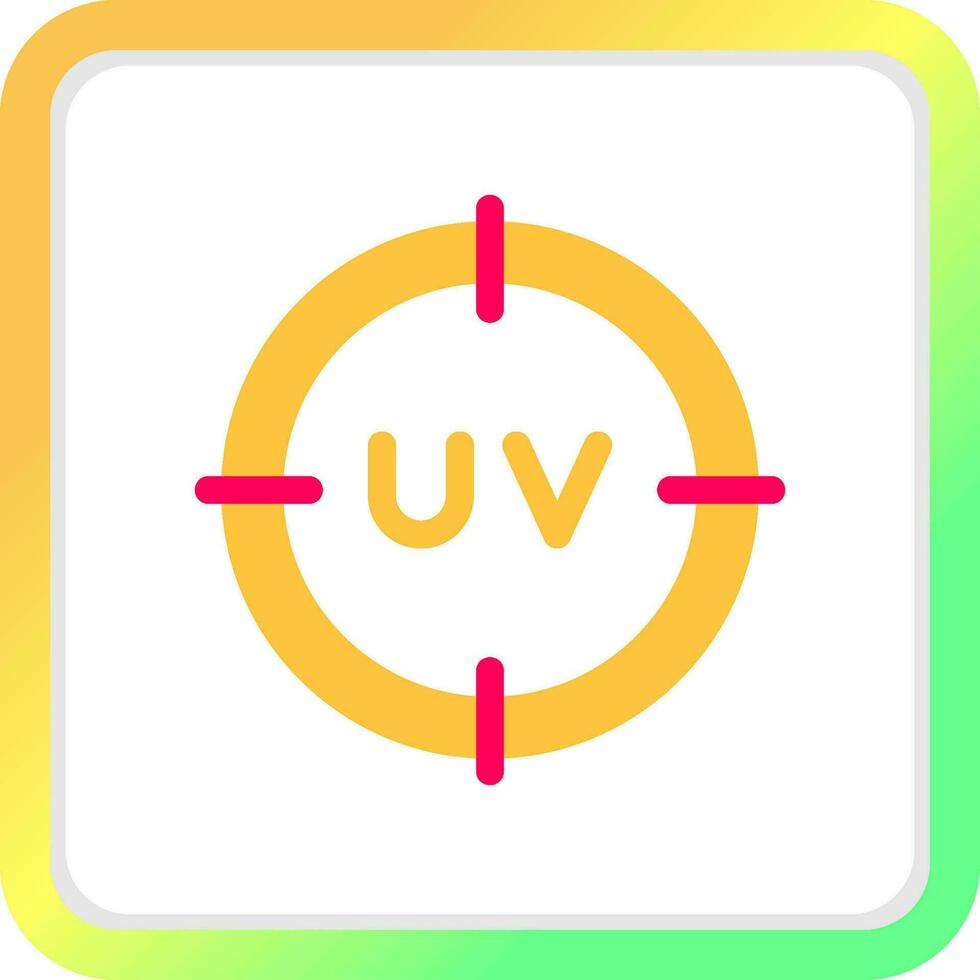 Uv Creative Icon Design vector