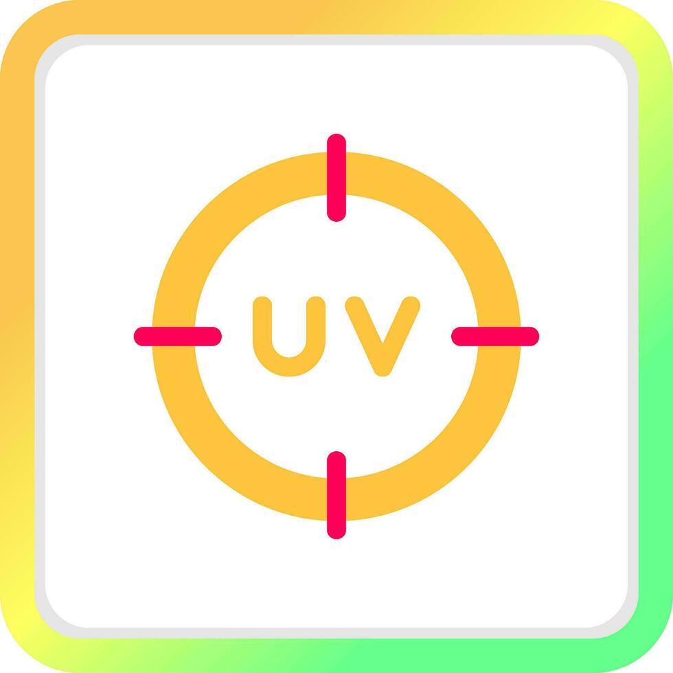 diseño de icono creativo uv vector