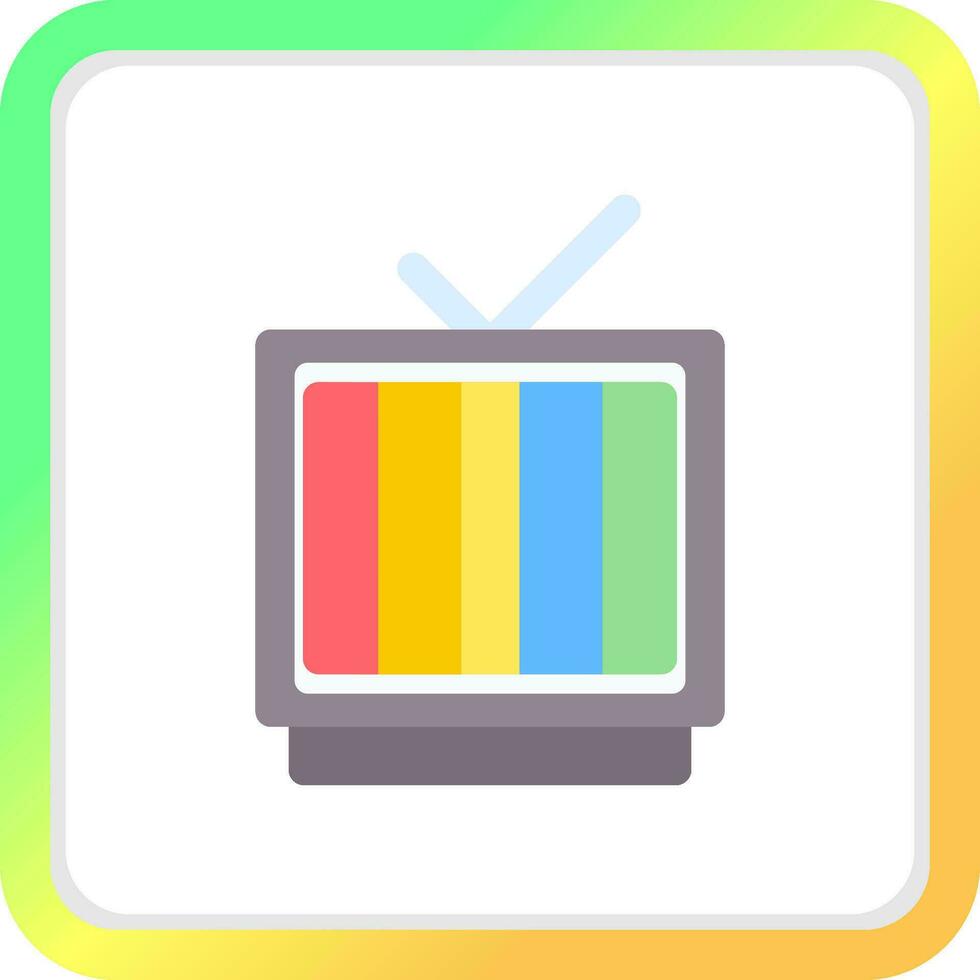 Television Creative Icon Design vector