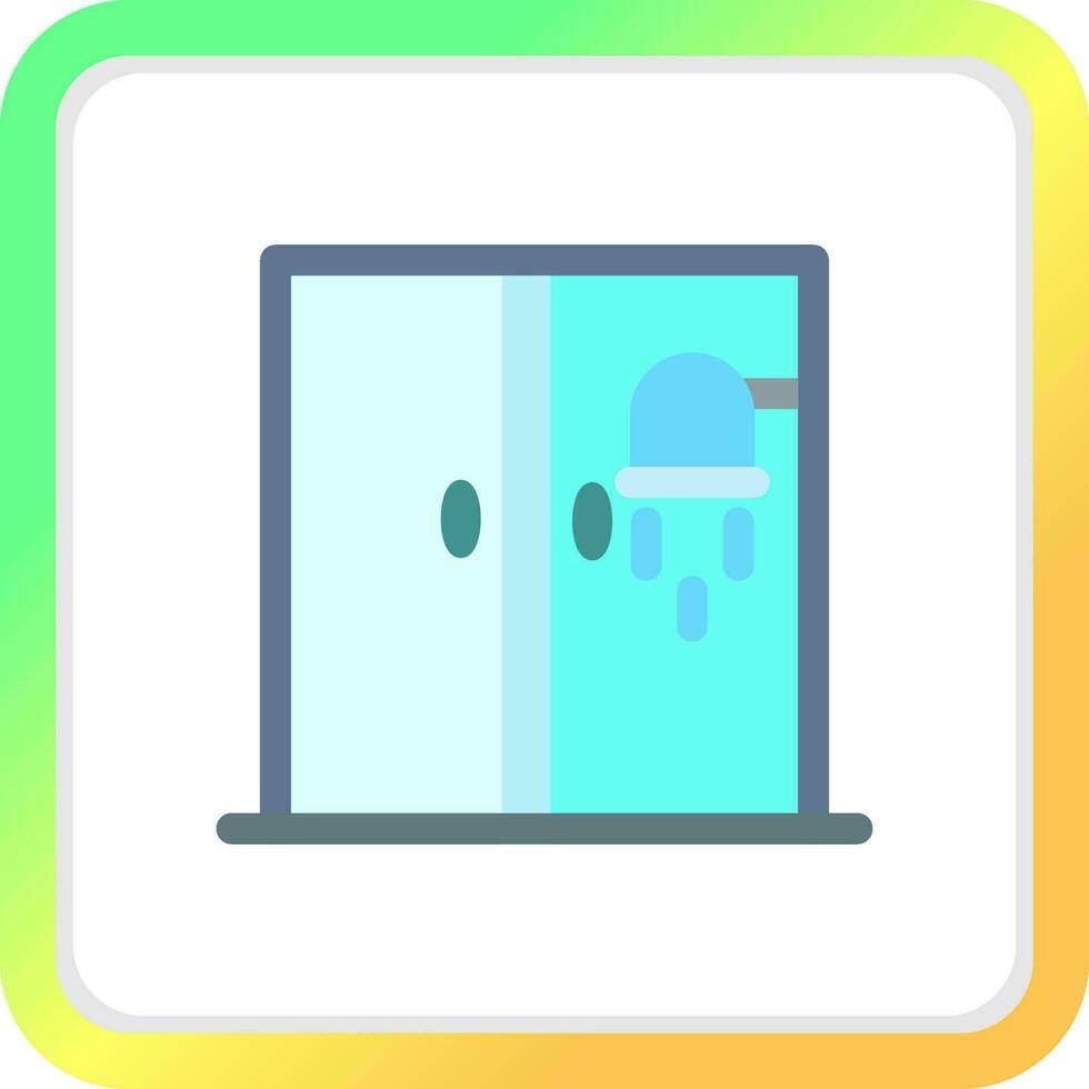 Shower Creative Icon Design vector