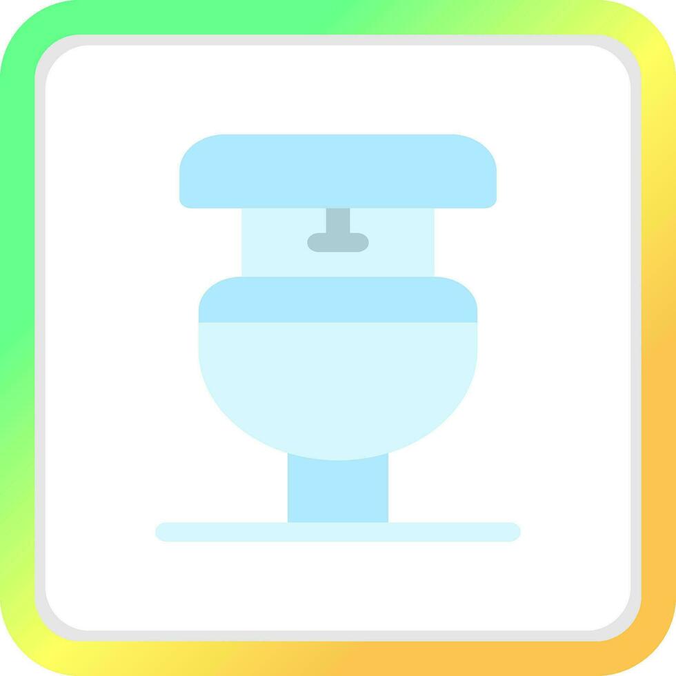 Toilet Creative Icon Design vector