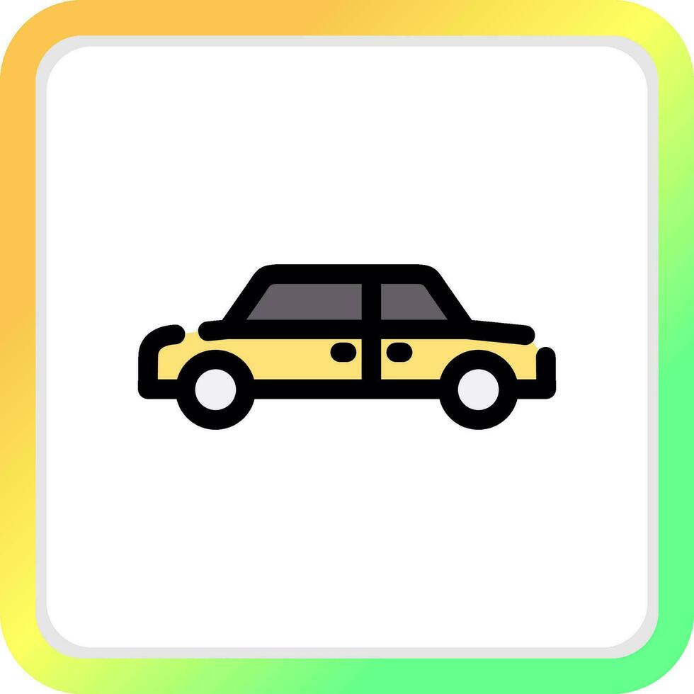 Limousine Creative Icon Design vector