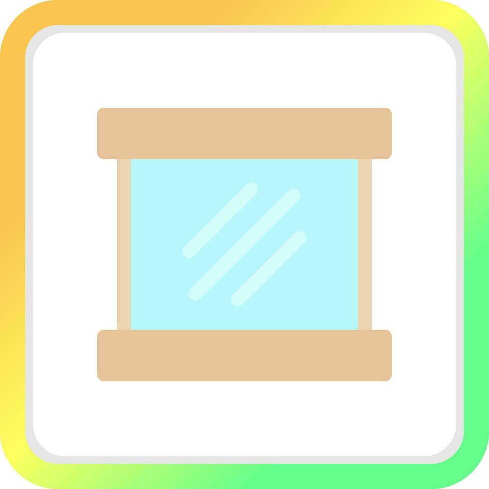 Mirror Creative Icon Design vector