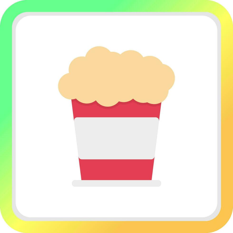 Popcorn Creative Icon Design vector