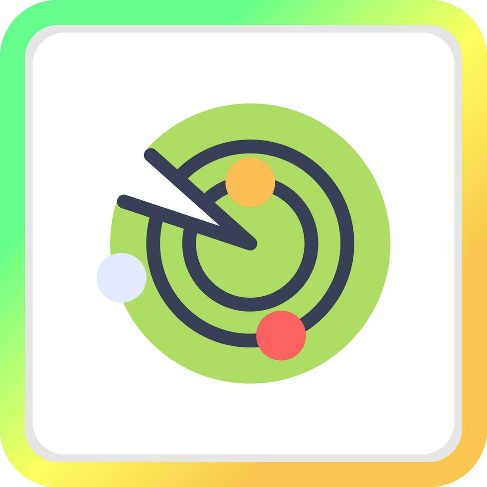 Radar Creative Icon Design vector