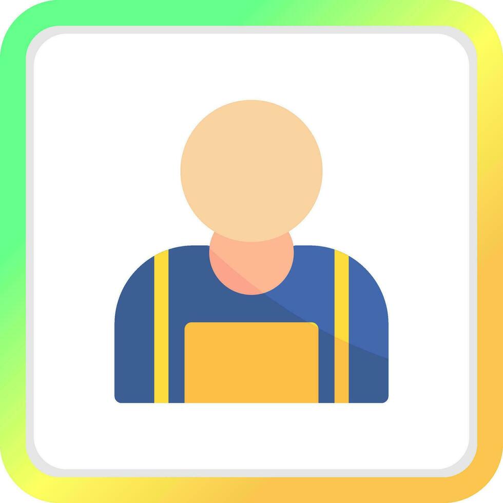 Worker Creative Icon Design vector