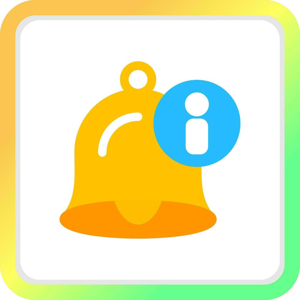 Notification Bell Creative Icon Design vector