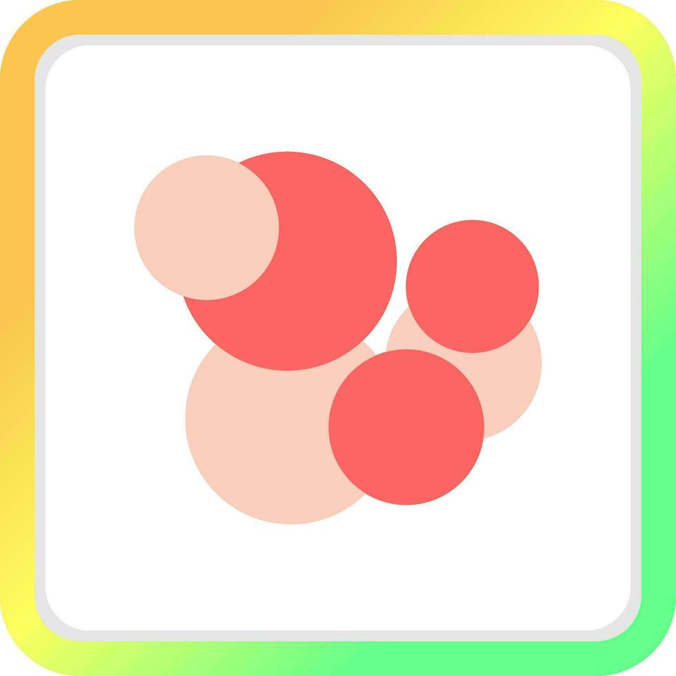 Cancer Cell Creative Icon Design vector