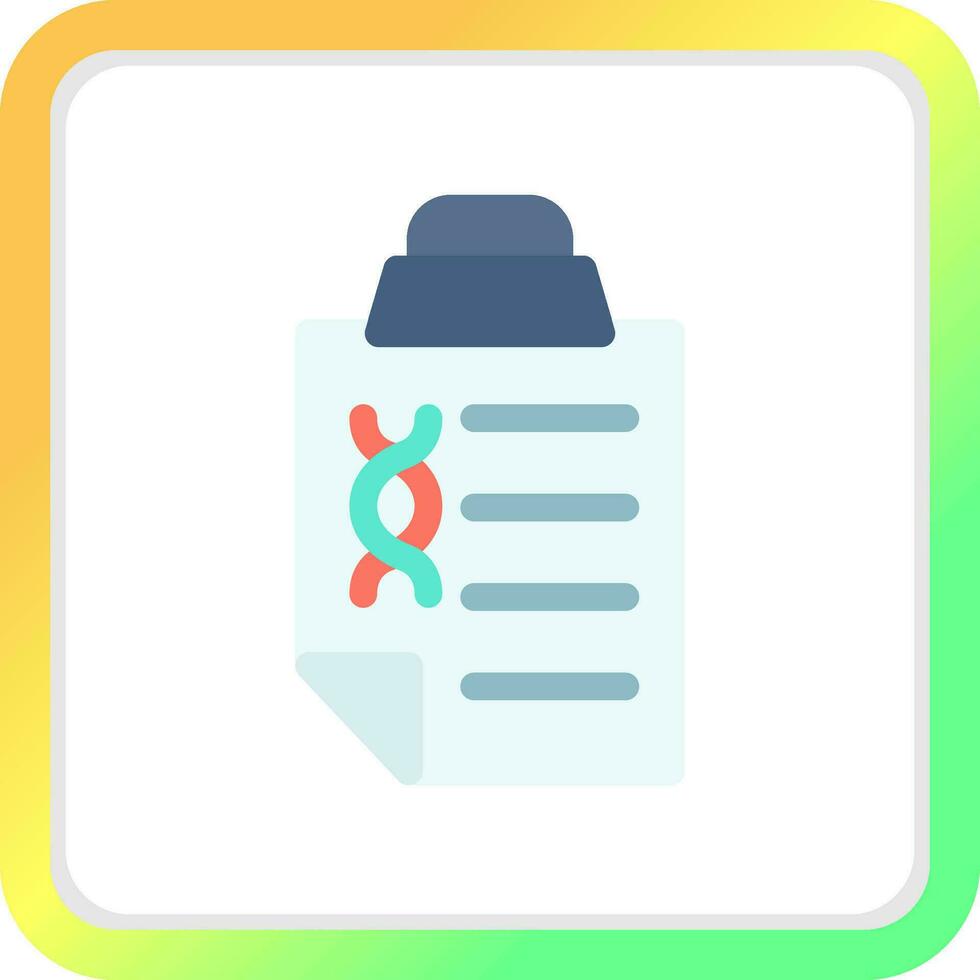 DNA Test Creative Icon Design vector