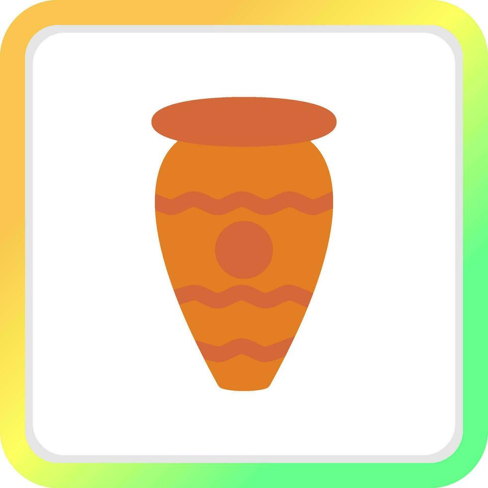 Vase Creative Icon Design vector