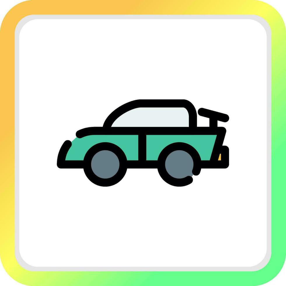 diseño de icono creativo de coche vector