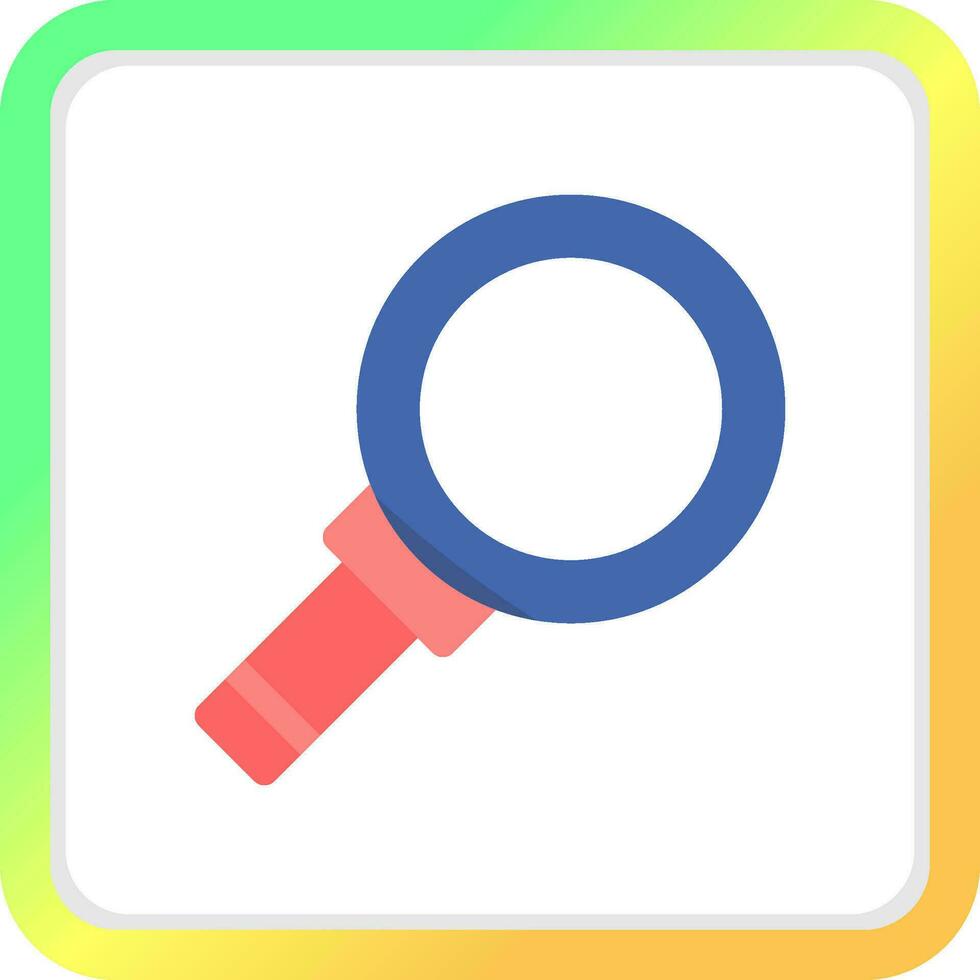 Magnifying Creative Icon Design vector