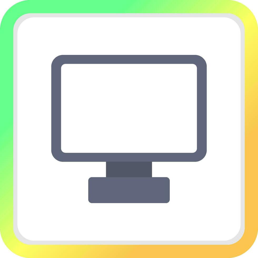 Monitor Creative Icon Design vector