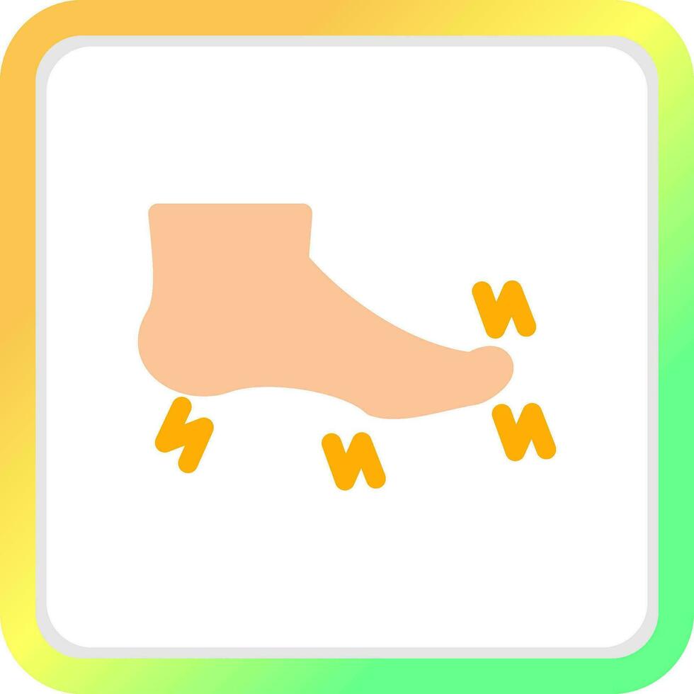 Foot Creative Icon Design vector