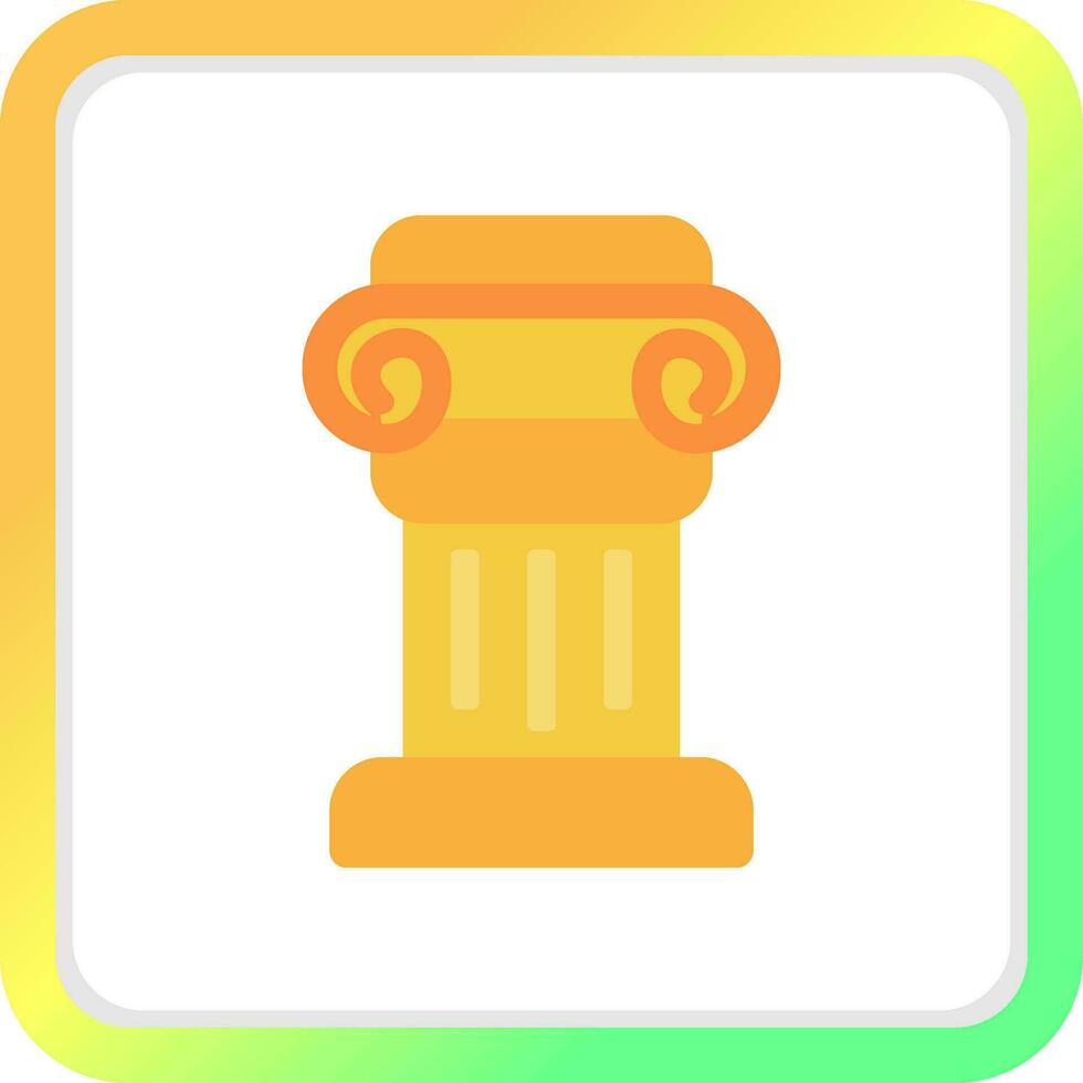 Pillar Creative Icon Design vector