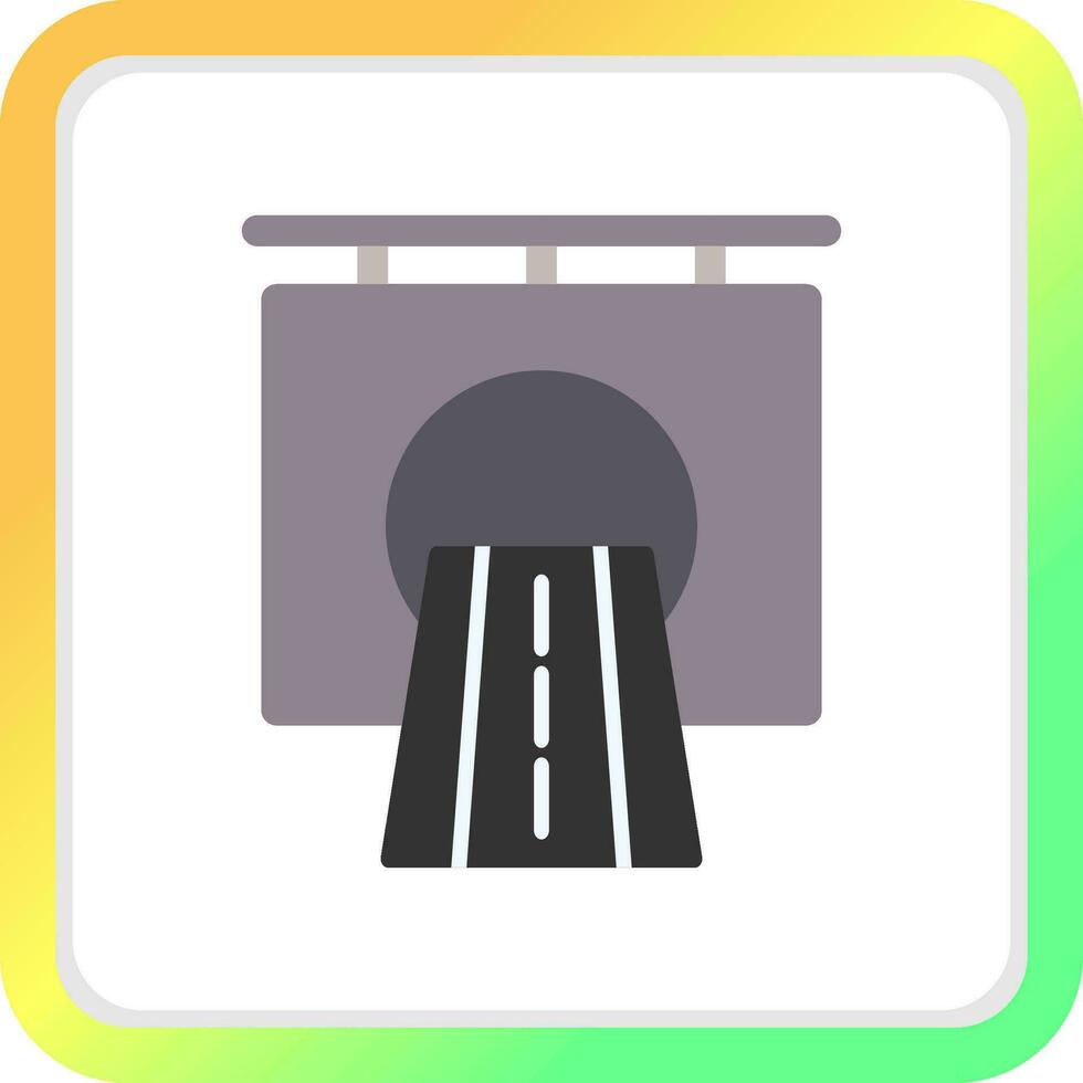 diseño de icono creativo de túnel vector