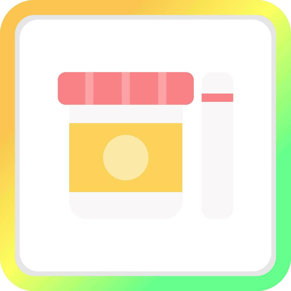 Urine Test Creative Icon Design vector