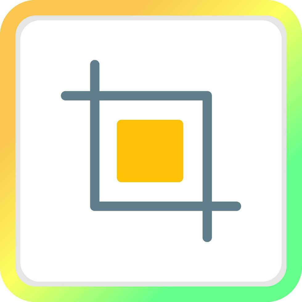 Crop Creative Icon Design vector