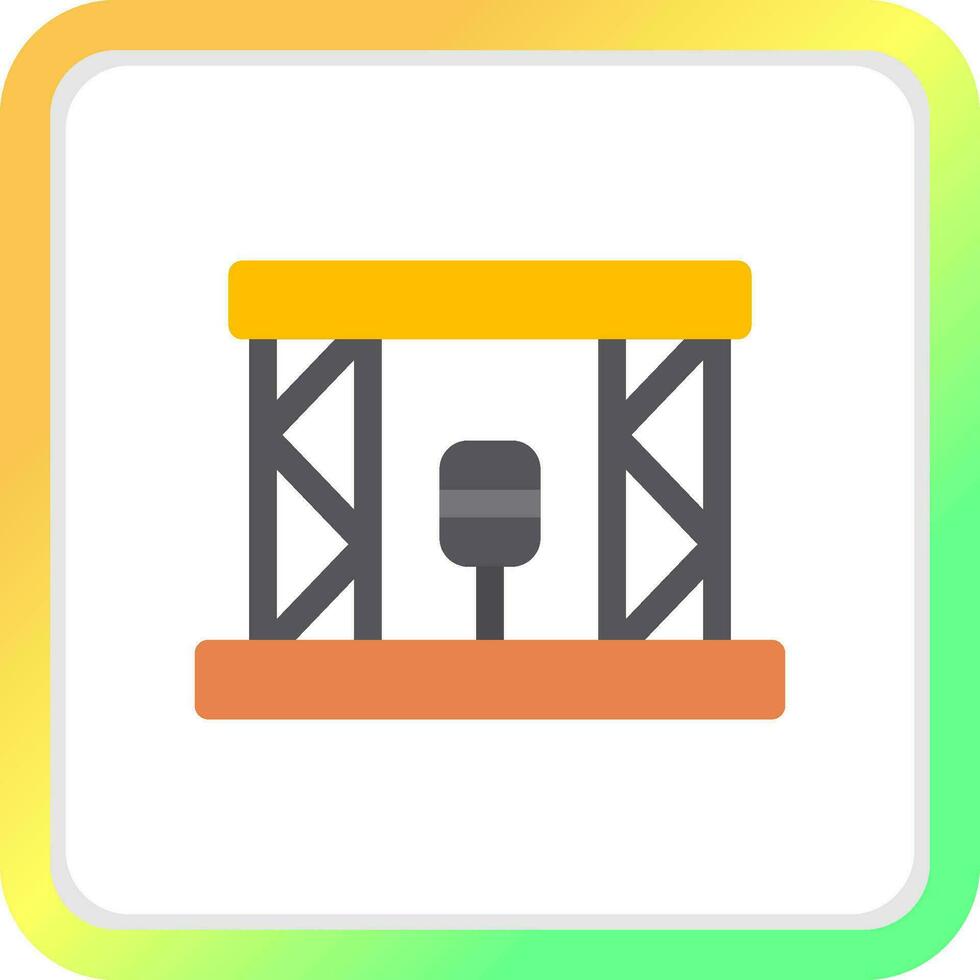 Stage Creative Icon Design vector