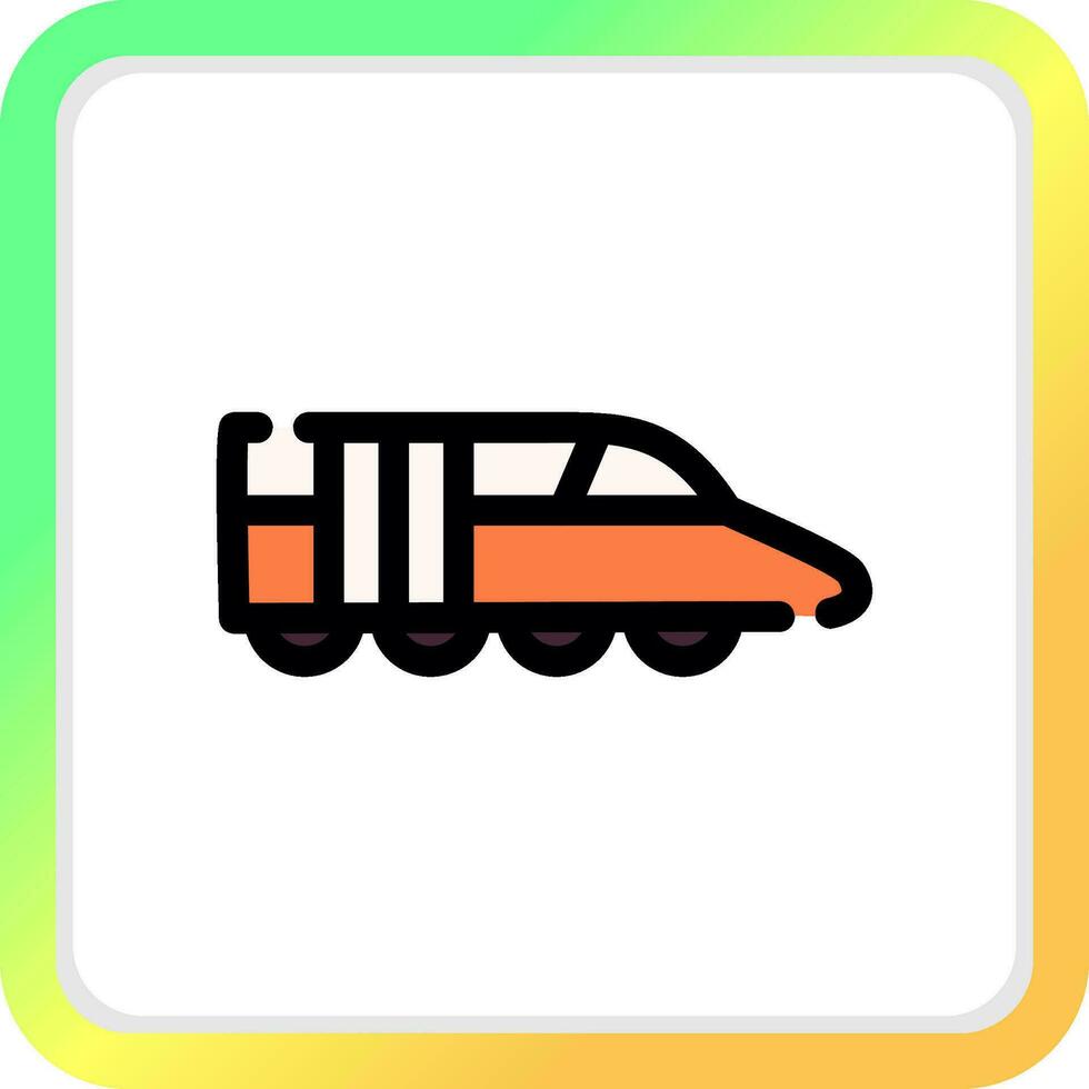 Train Creative Icon Design vector