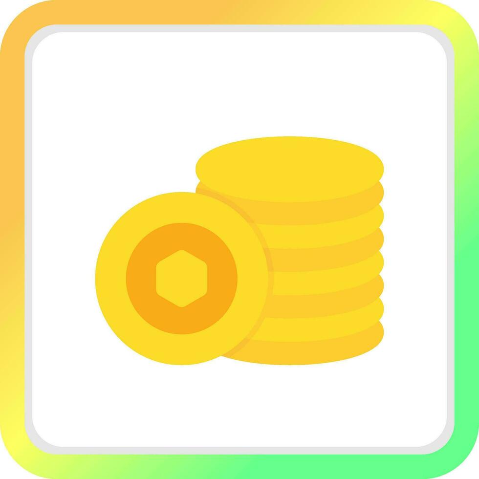 Coins Creative Icon Design vector
