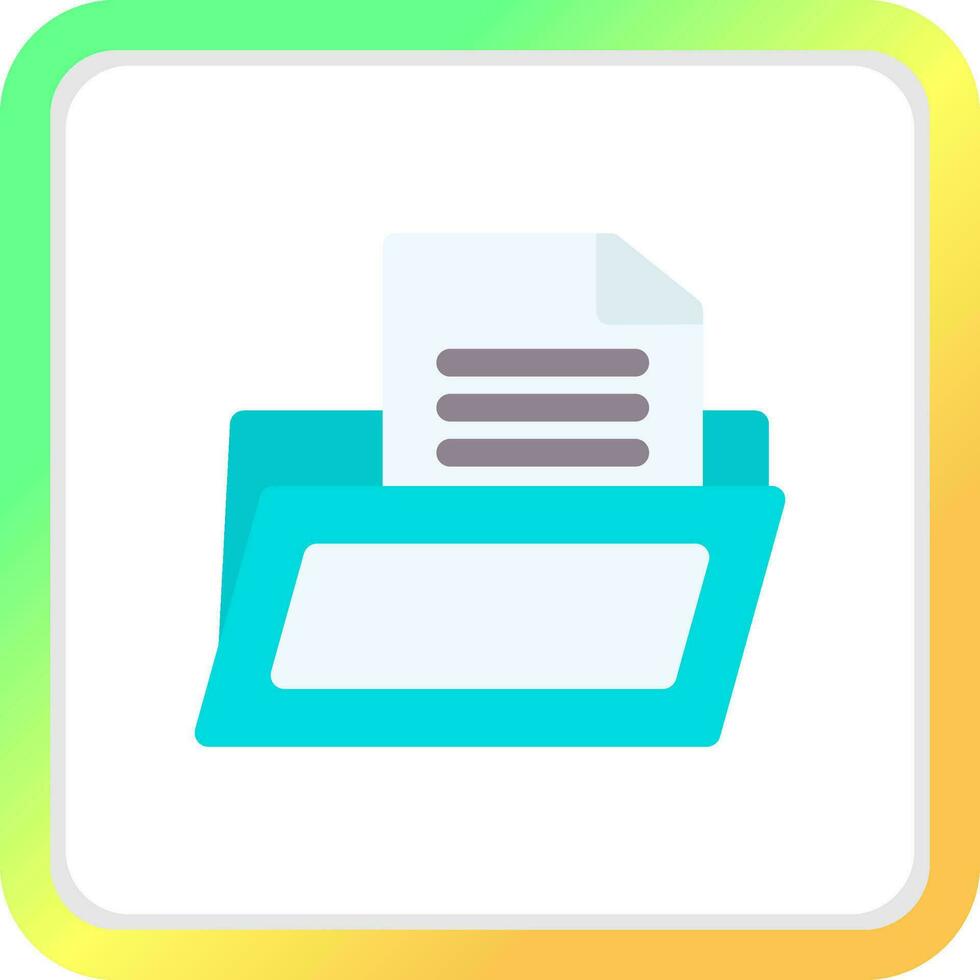 Folder Creative Icon Design vector