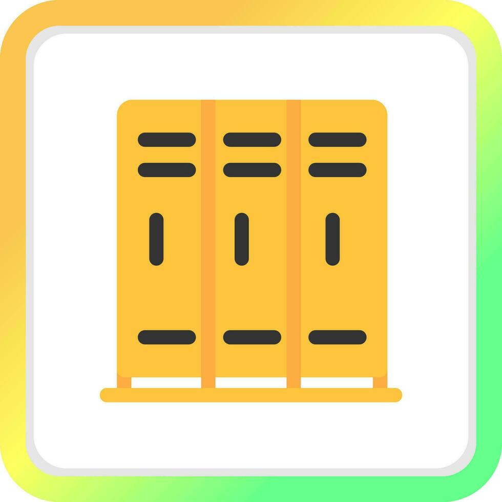 Lockers Creative Icon Design vector