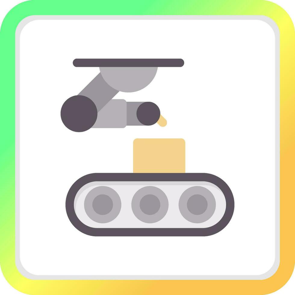 Conveyor Belt Creative Icon Design vector