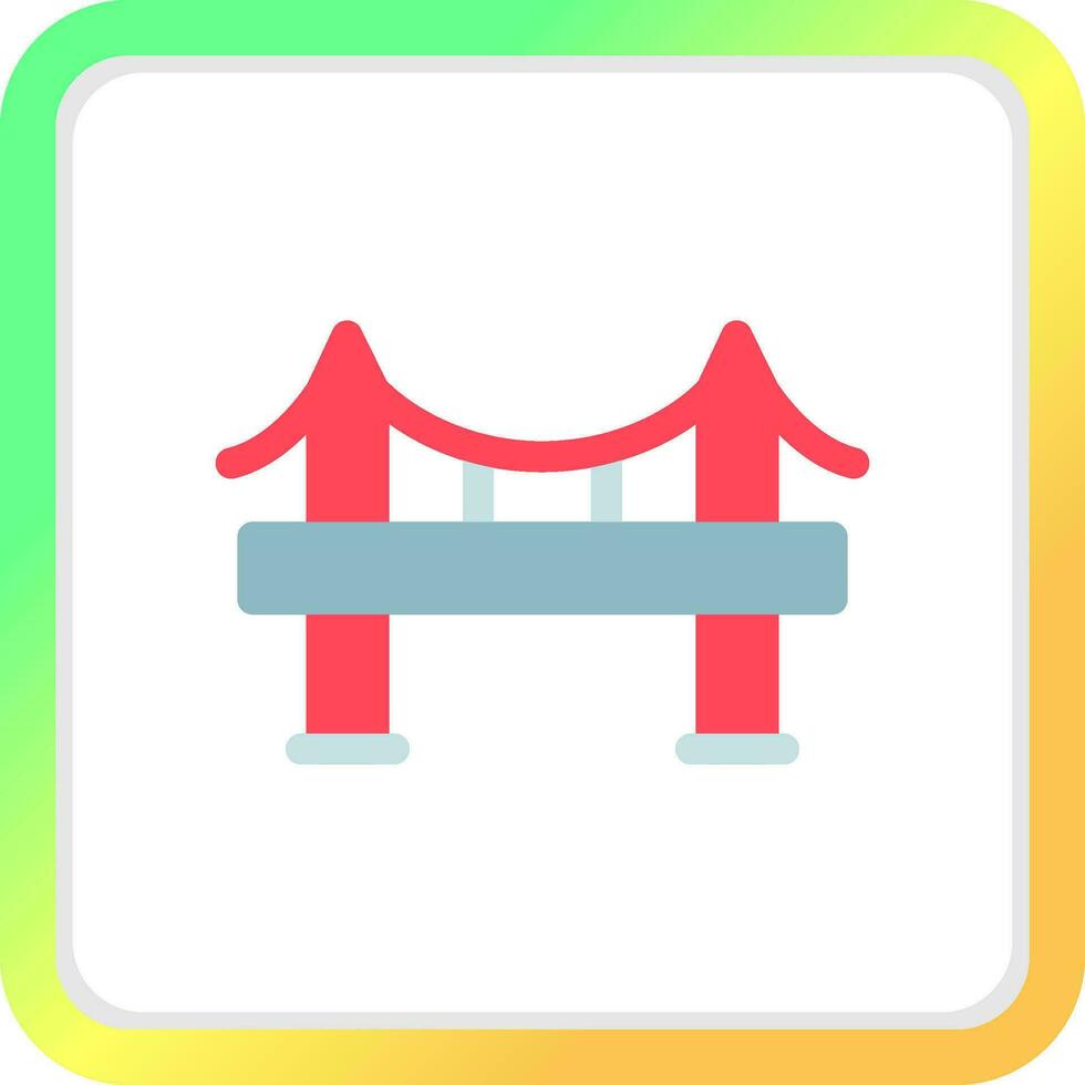 Bridge Creative Icon Design vector