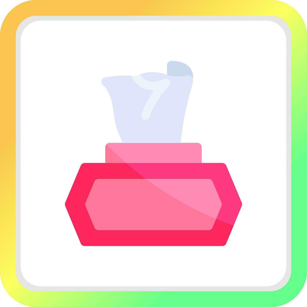 Wet Wipes Creative Icon Design vector