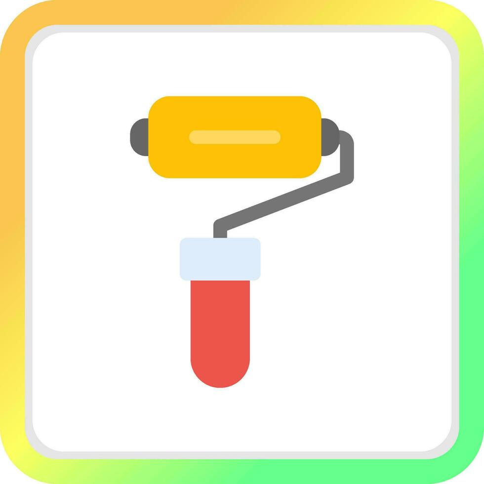 Paint Roller Creative Icon Design vector