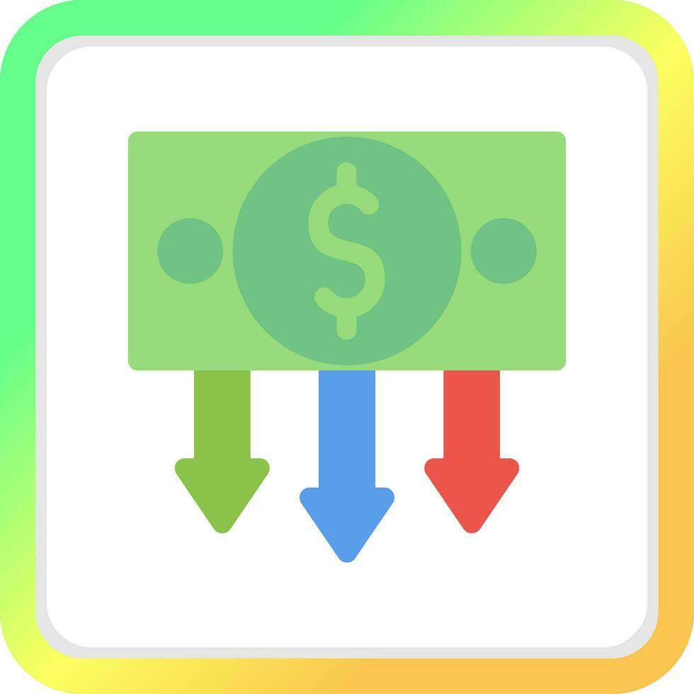 Inflation Creative Icon Design vector