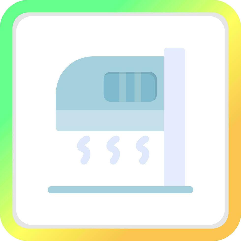 Hand Dryer Creative Icon Design vector