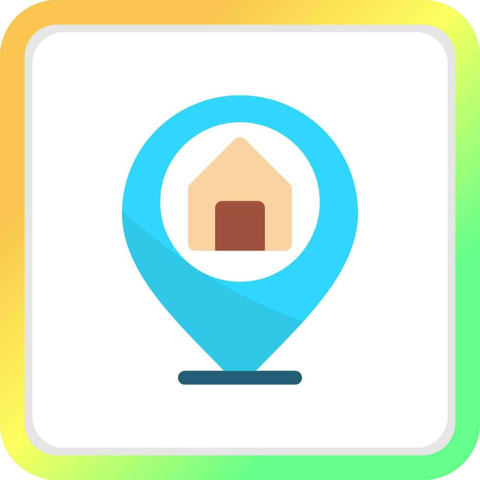 Property Location Creative Icon Design vector