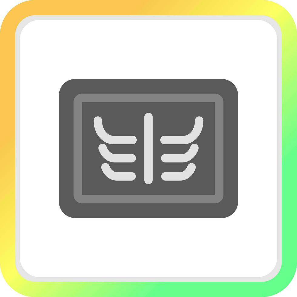 X Ray Creative Icon Design vector