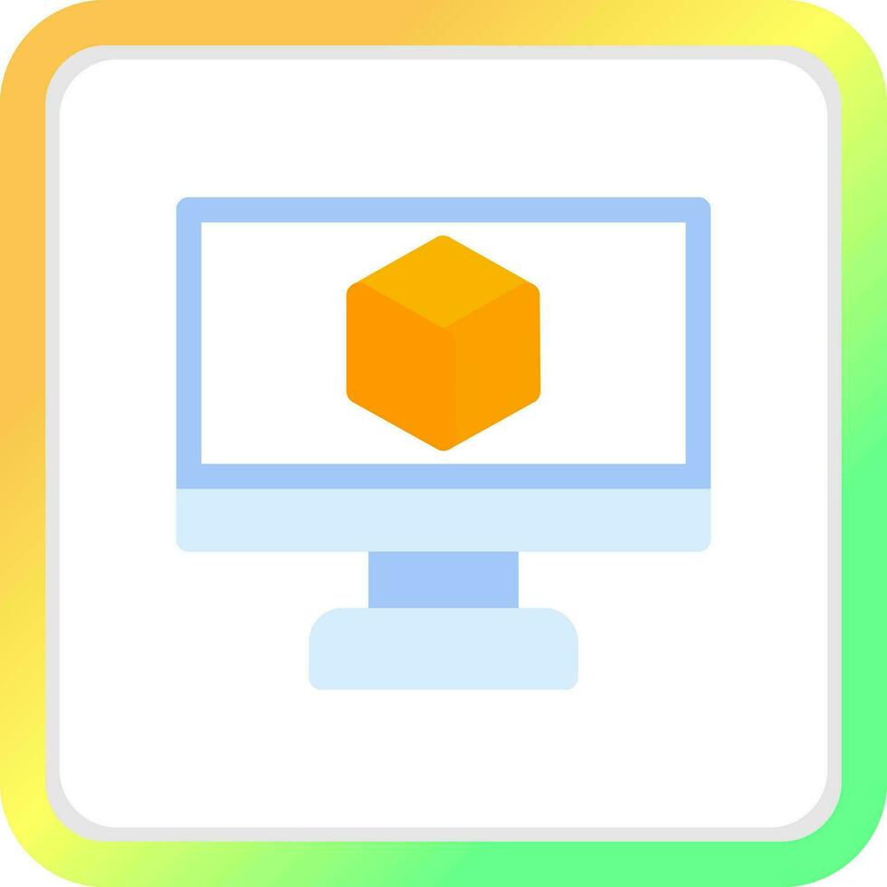 Computer Design Creative Icon Design vector
