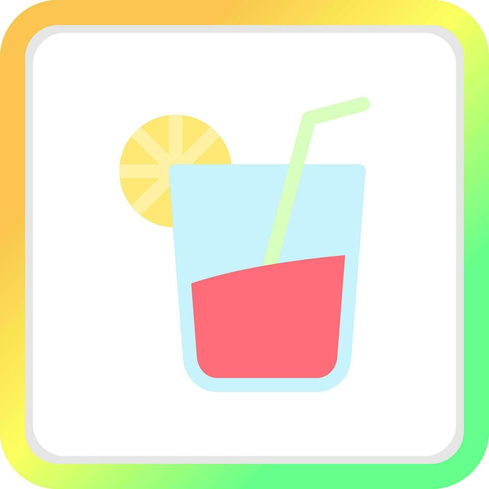 Cocktail Creative Icon Design vector