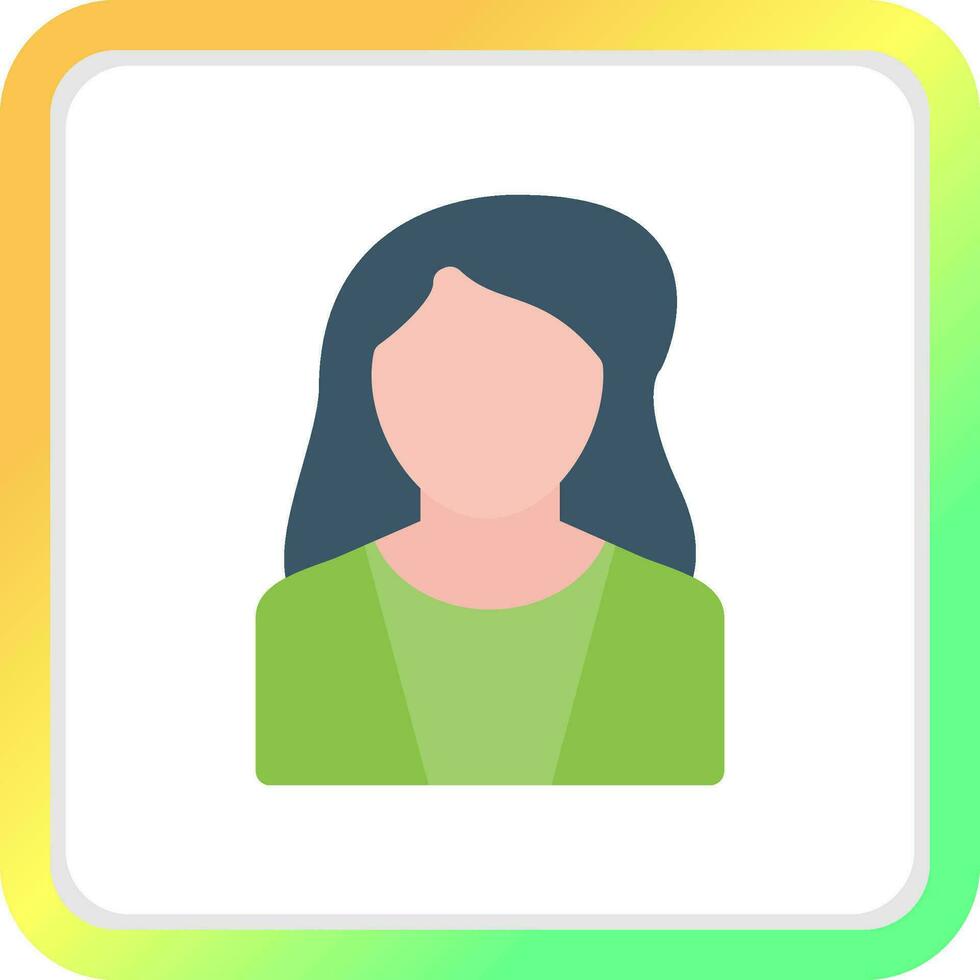 Actress Creative Icon Design vector