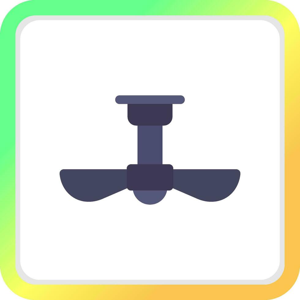 Ceiling Fan Creative Icon Design vector