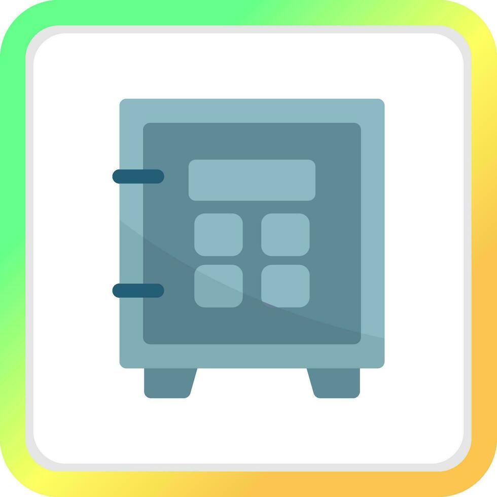 Safe Lock Creative Icon Design vector