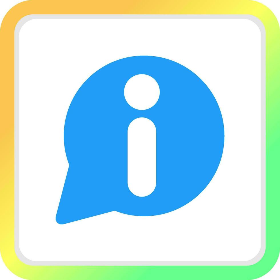 Info Creative Icon Design vector