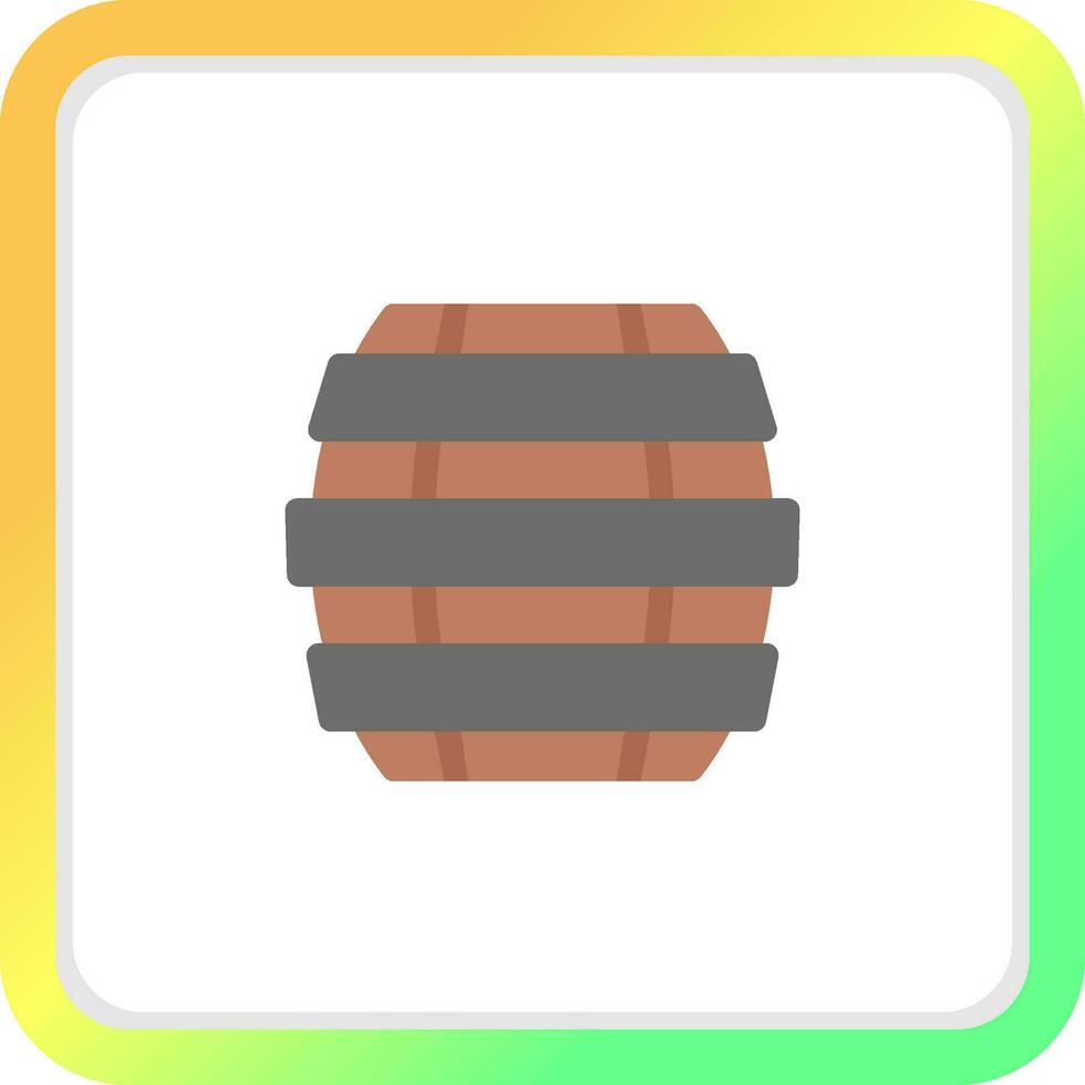 diseño de icono creativo de barril vector