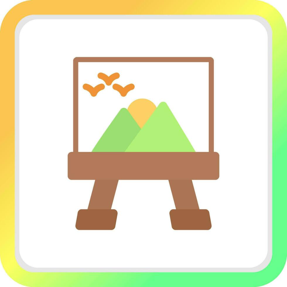 Canvas Creative Icon Design vector