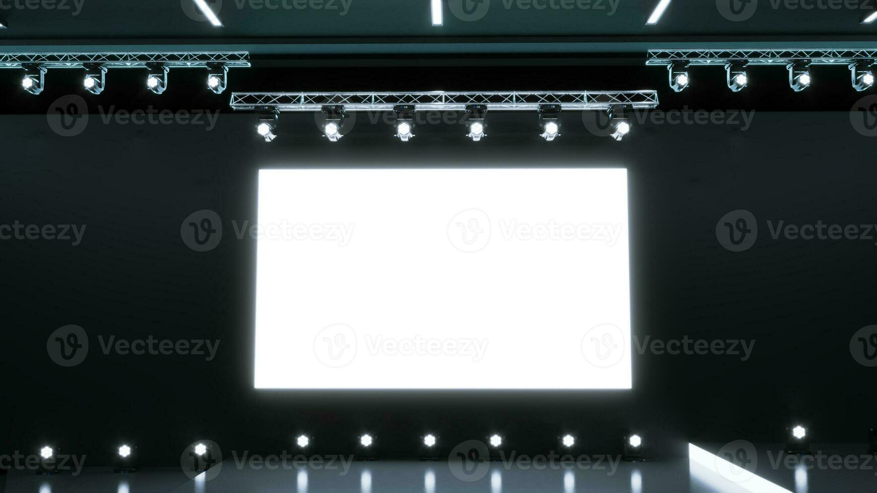 Empty stage Design for mockup, stage event with led screen photo