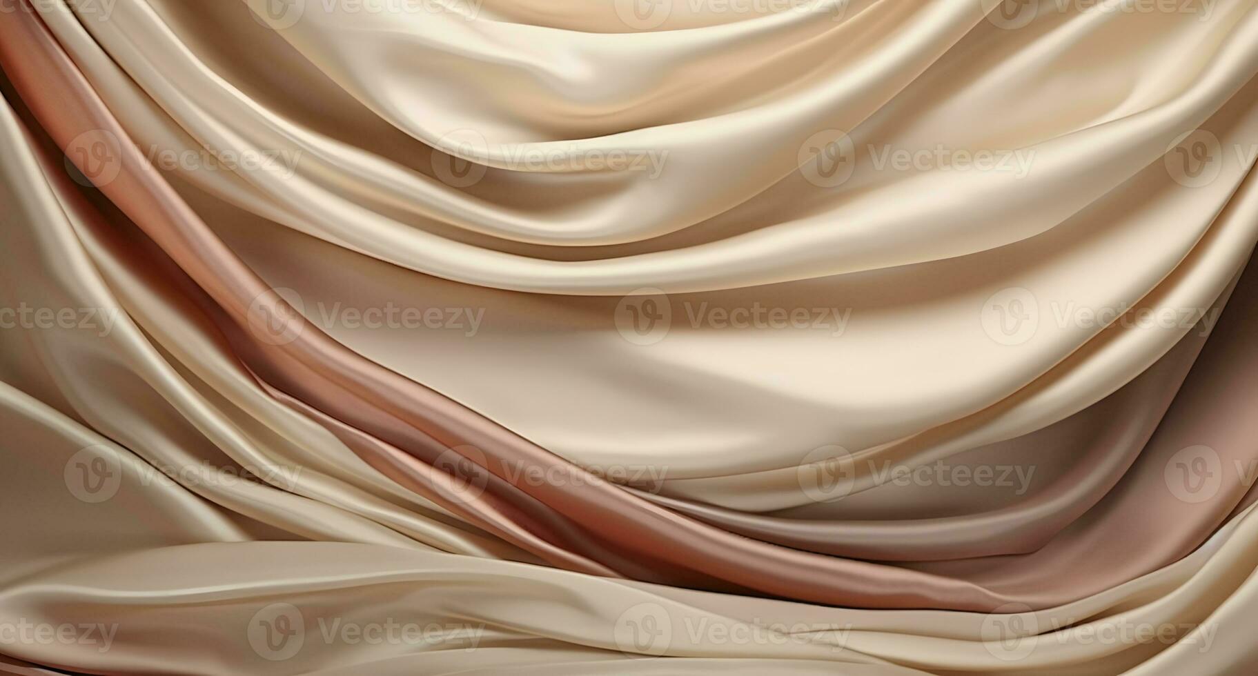 AI generated Shiny gold silver soft smooth silk background wallpaper photo