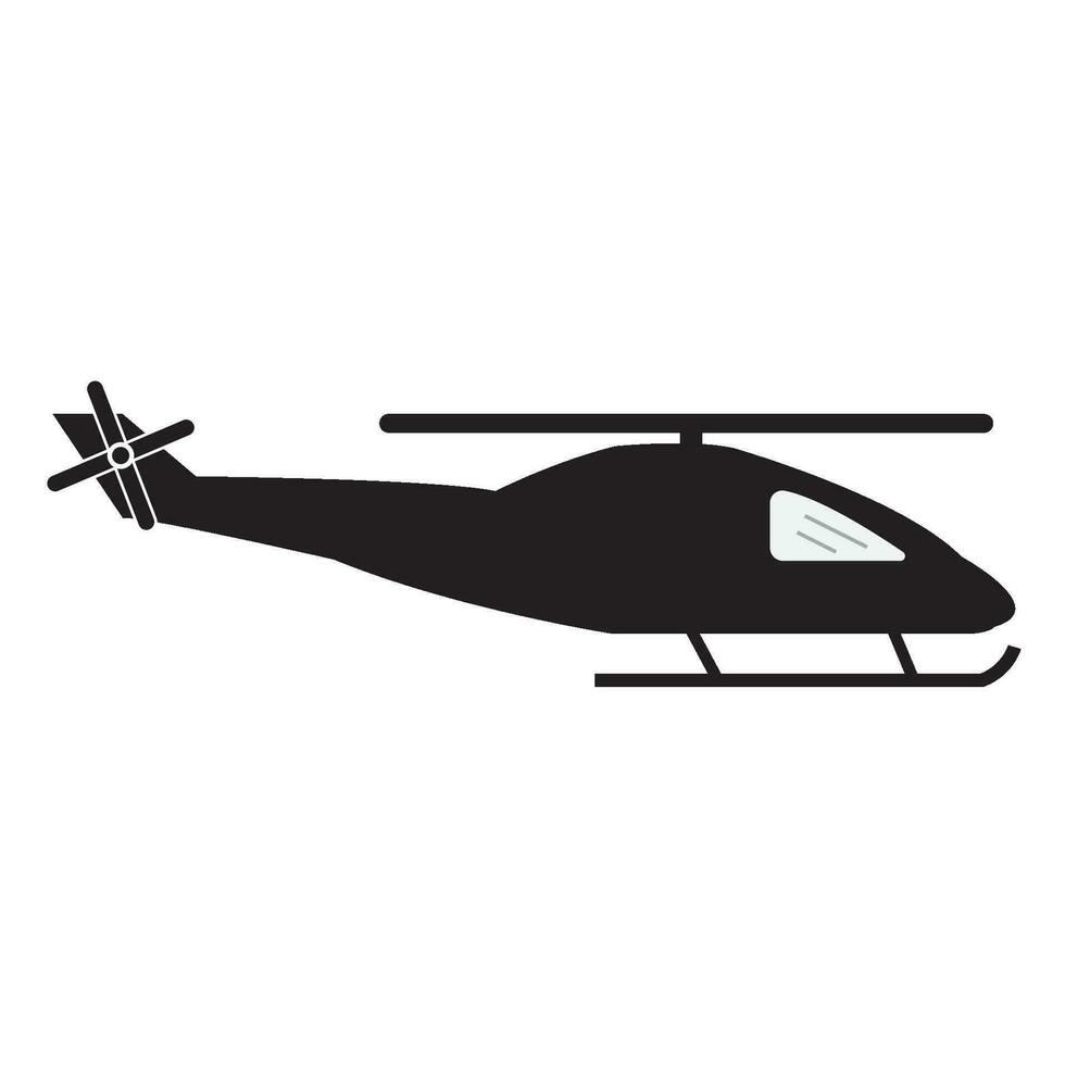 helicopter icon logo vector design template